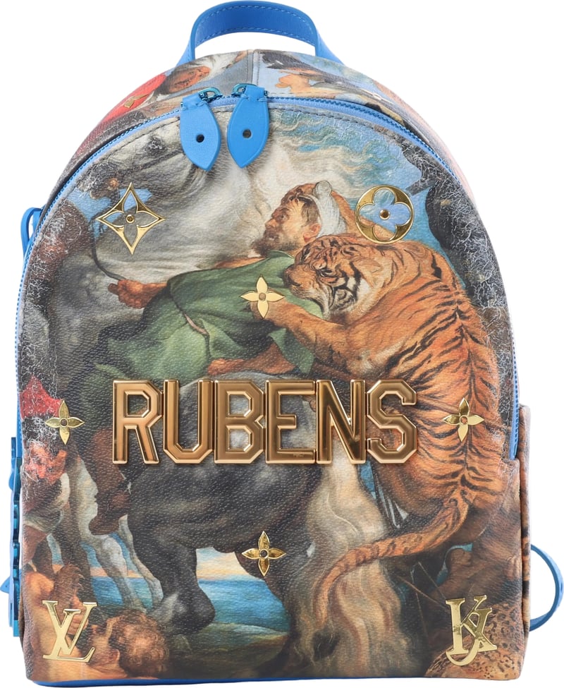 Louis Vuitton Palm Springs Masters Rubens Collection Backpack in Blue M43335