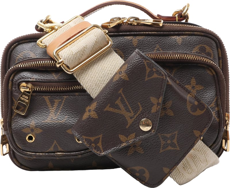 Louis Vuitton Utility Monogram Crossbody Bag in Brown M80446