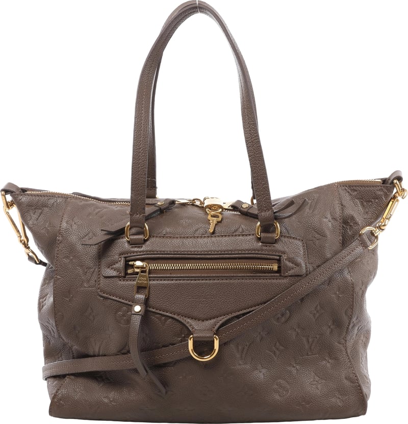 Louis Vuitton Lumineuse PM Monogram Empreinte 2Way Handbag in Brown M93409