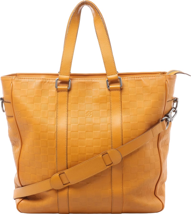 Louis Vuitton Tadao Damier Infini Neo 2Way Handbag in Yellow N41228