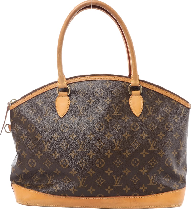 Louis Vuitton Lockit Horizontal Monogram Shoulder Bag in Brown M40104