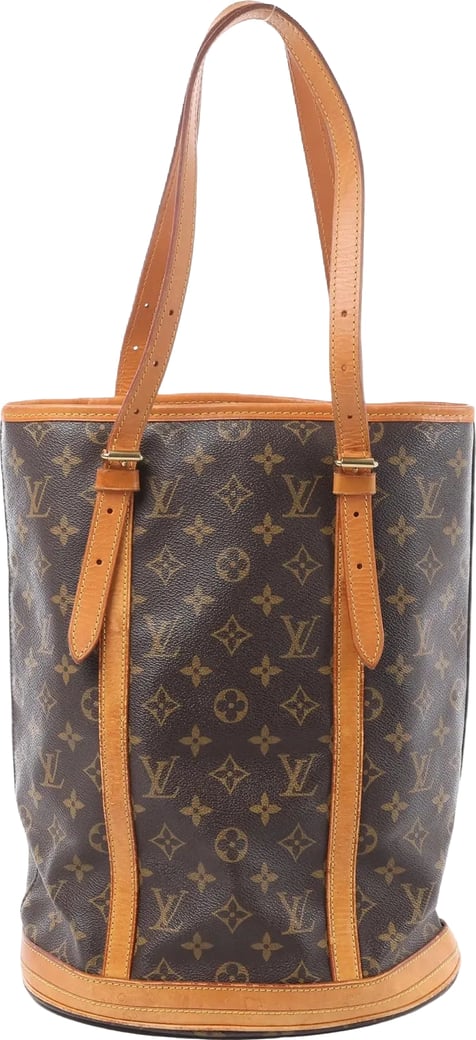 Louis Vuitton Bucket GM Monogram Canvas Shoulder Bag in Brown M42236