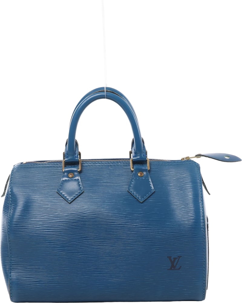 Louis Vuitton Speedy 25 Epi Leather Handbag in Blue M43015