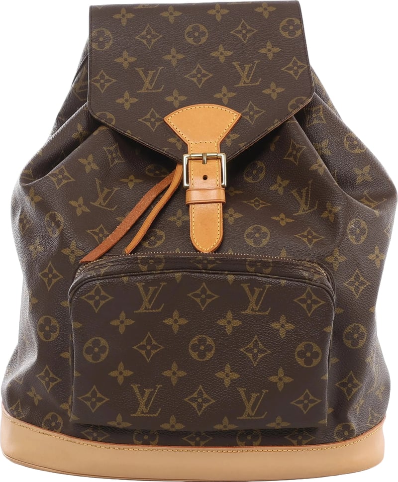 Louis Vuitton Montsouris GM Monogram Backpack in Brown M51135