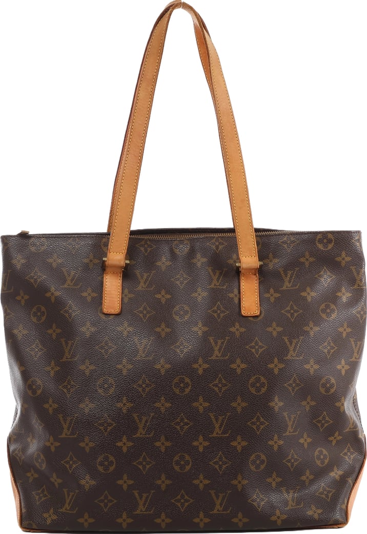Louis Vuitton Cabas Mezzo Monogram Shoulder Bag in Brown M51151