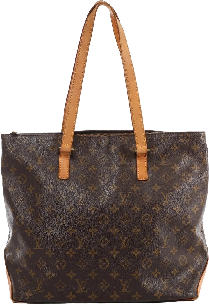 Louis Vuitton Cabas Mezzo Monogram Shoulder Bag in Brown M51151
