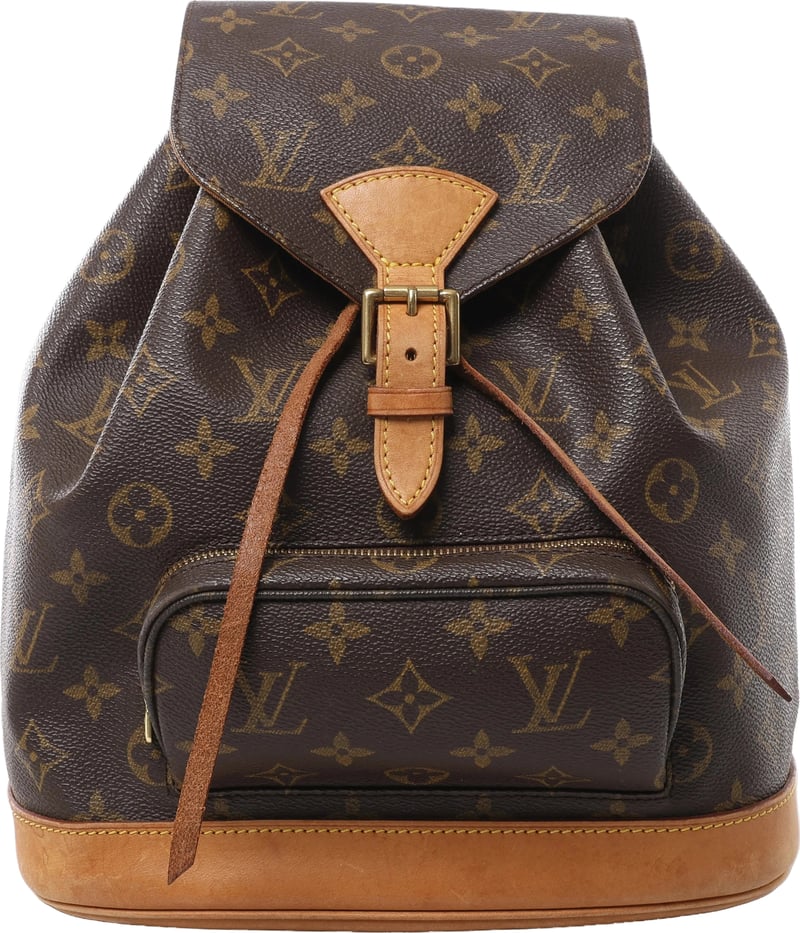 Louis Vuitton Montsouris MM Monogram Backpack in Brown M51136
