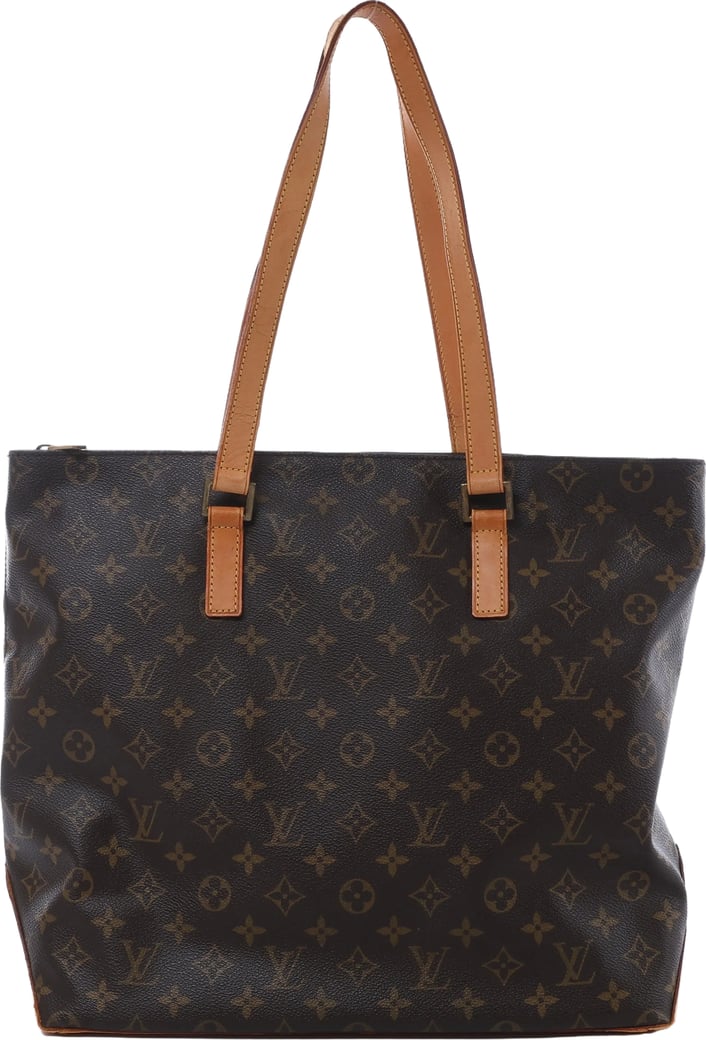 Louis Vuitton Cabas Mezzo Monogram Canvas Shoulder Bag in Brown M51151
