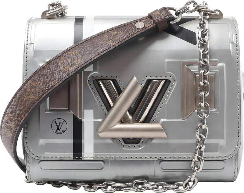 Louis Vuitton Twist PM Spaces Collection Crossbody Bag in Silver