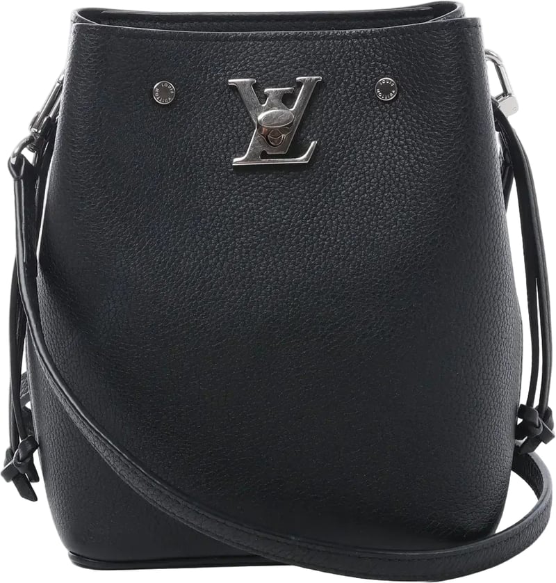 Louis Vuitton LockMe Shoulder Bag in Black