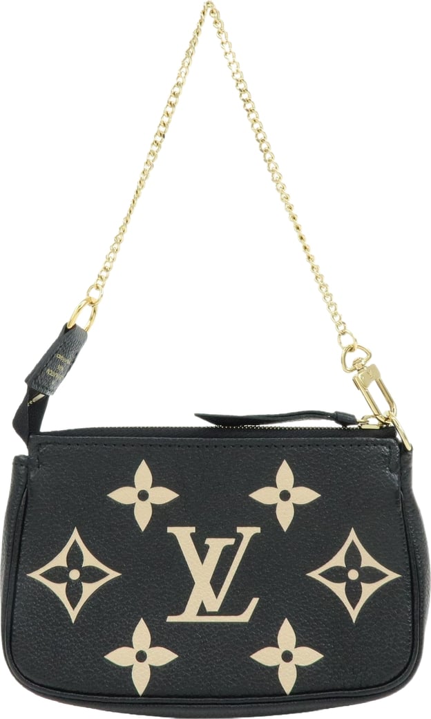 Louis Vuitton Pochette Accessoires Bicolor Monogram Empreinte Giant Mini