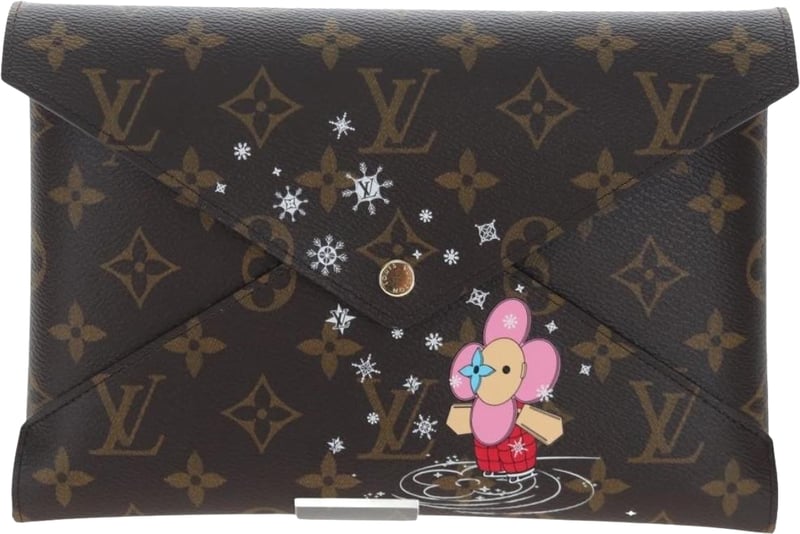 Louis Vuitton Kirigami Pochette Limited Edition Vivienne Xmas Monogram Canvas GM