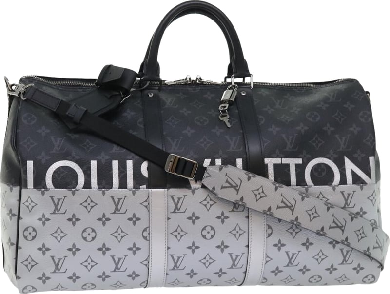 Louis Vuitton Keepall Bandouliere Monogram Eclipse Split Canvas 50