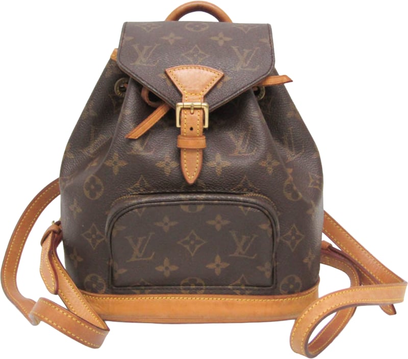 Louis Vuitton Vintage Montsouris Monogram Canvas Mini