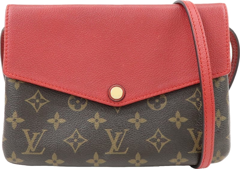 Louis Vuitton Twice Monogram Canvas and Leather
