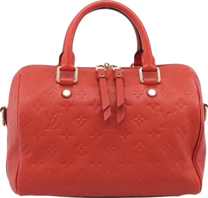 Louis Vuitton Speedy Bandouliere Monogram Empreinte Leather 25