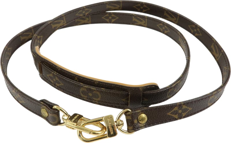 Louis Vuitton Shoulder Strap Monogram Canvas 16mm