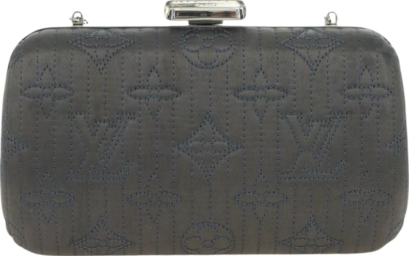 Louis Vuitton Motard Minaudiere Monogram Satin