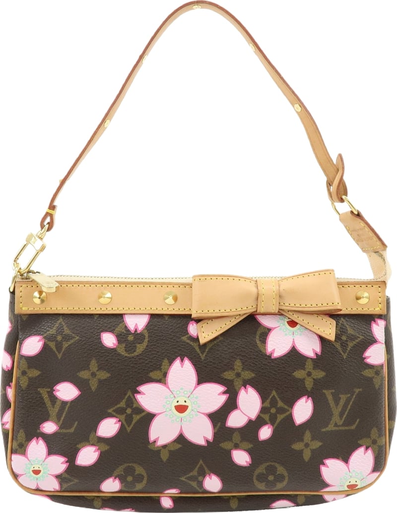 Louis Vuitton Pochette Accessoires Limited Edition Cherry Blossom Monogram MM