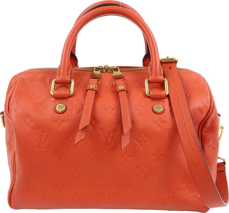 Louis Vuitton Speedy Bandouliere Monogram Empreinte Leather 25