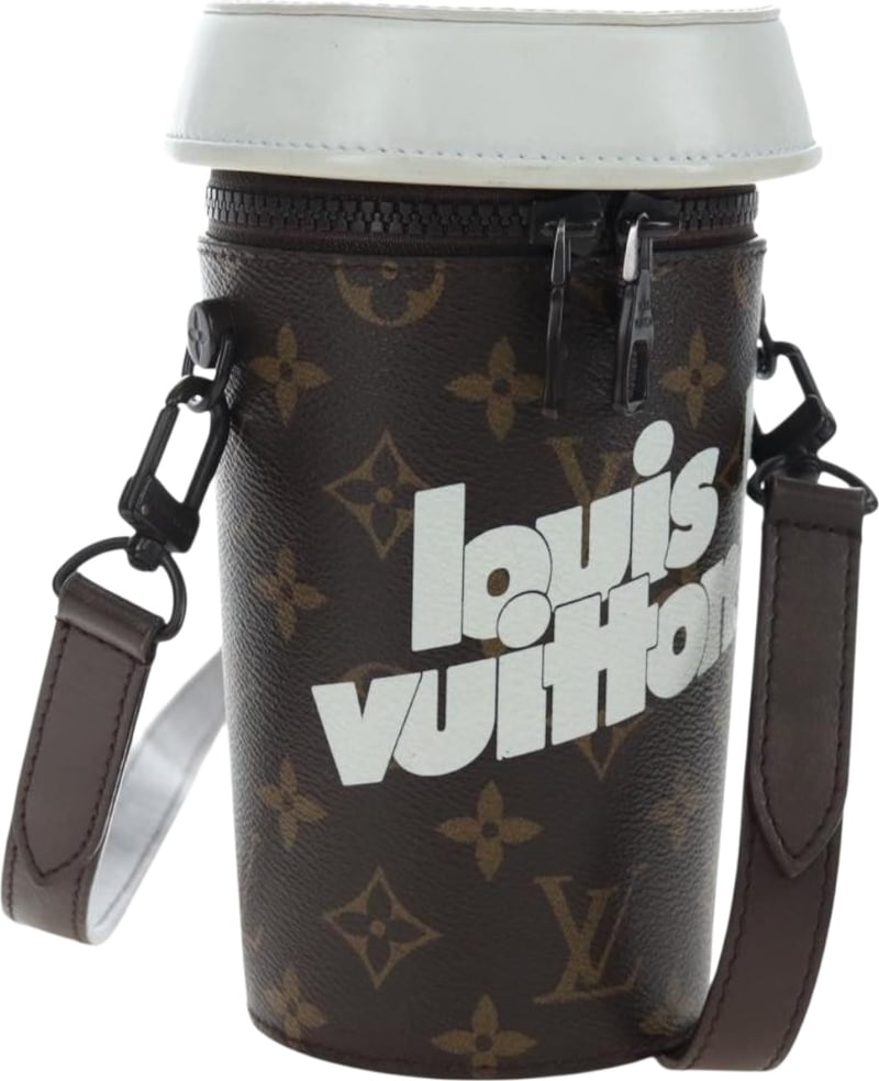 Louis Vuitton Coffee Cup Convertible Everyday Signature Vintage Monogram Canvas
