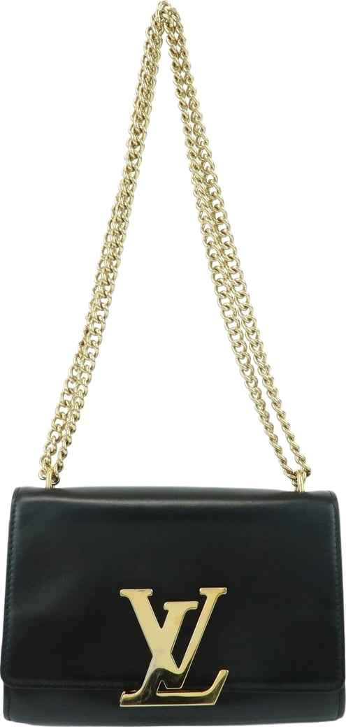Louis Vuitton Chain Louise Clutch Leather MM