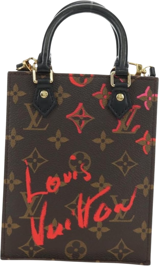 Louis Vuitton Petit Sac Plat Limited Edition Fall in Love Monogram Canvas