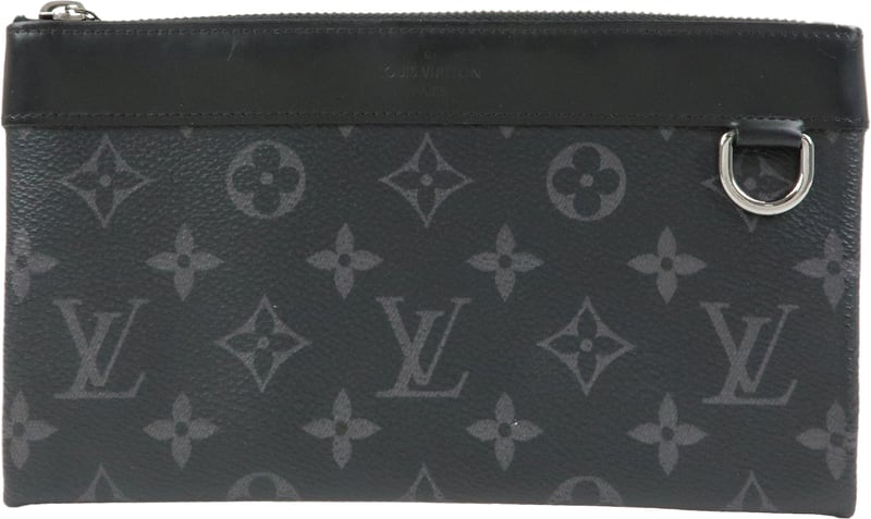Louis Vuitton Discovery Pochette Monogram Eclipse Canvas PM