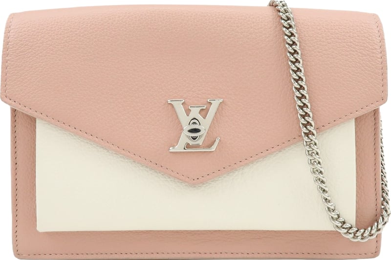 Louis Vuitton Mylockme Chain Pochette Leather Mini