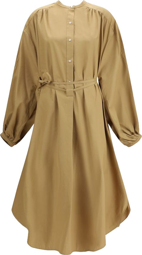 Loulou De Saison Beige Cotton Casual Dress