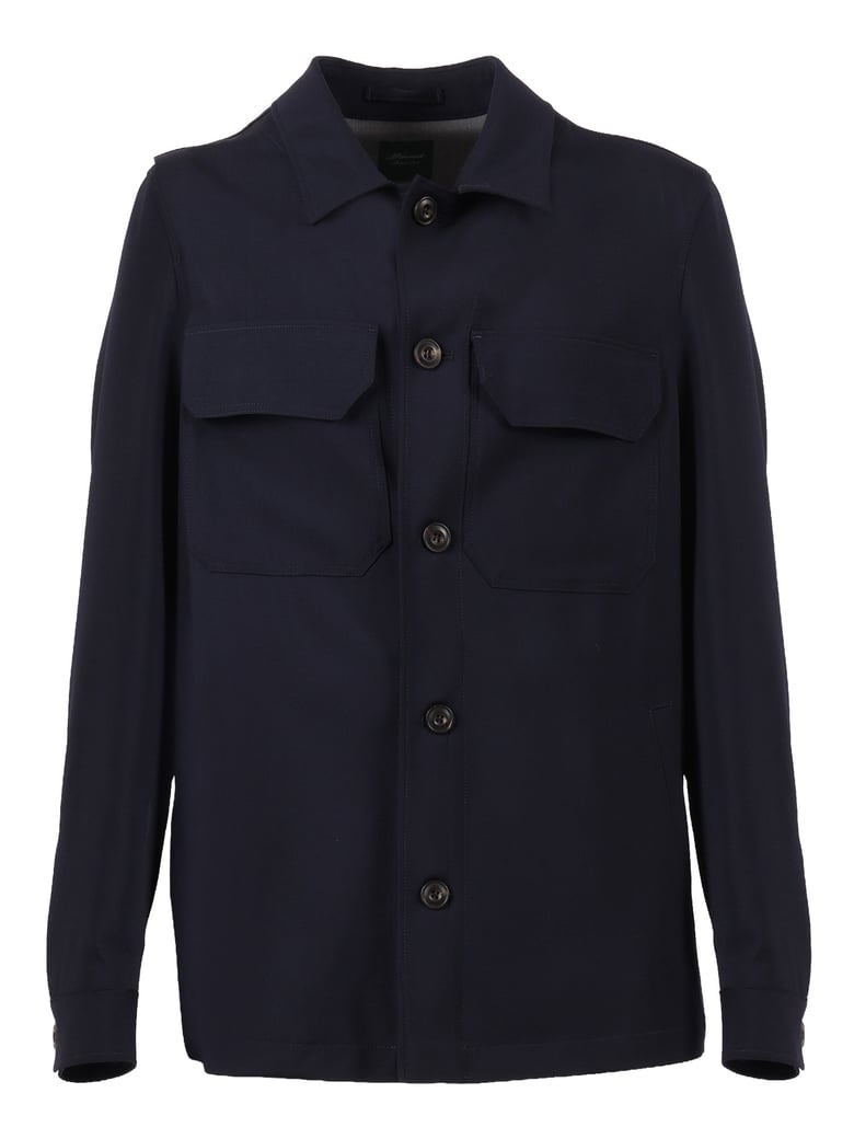 Navy Drop S Wool Jacket