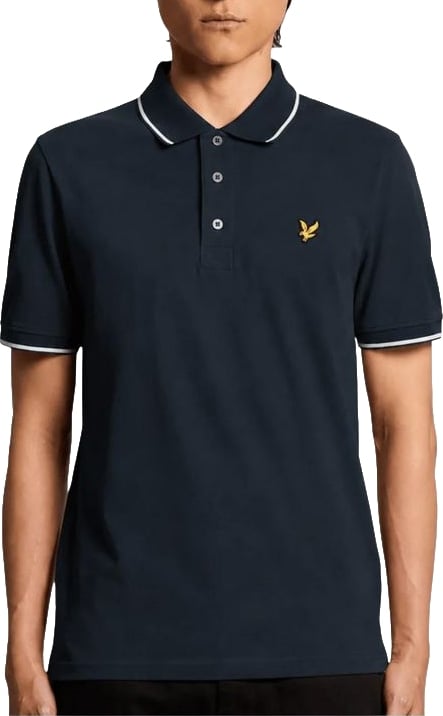 Lyle & Scott Blue Cotton Polo Shirt