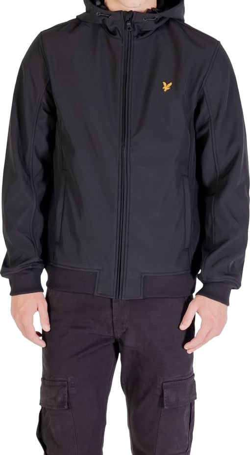 Lyle & Scott Black Polyester Parka