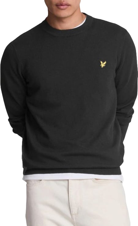 Lyle & Scott Black Cotton Sweatshirt