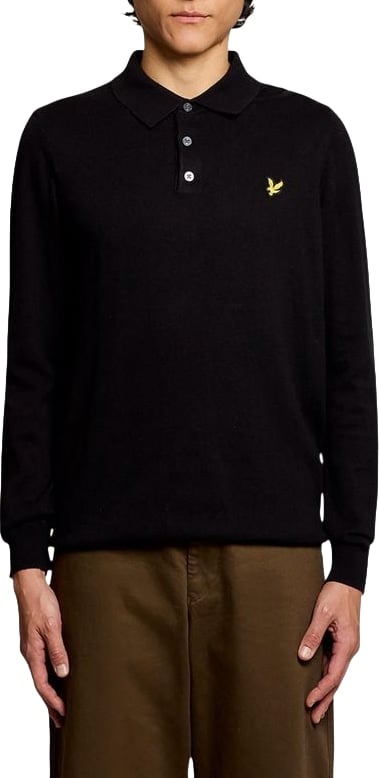 Lyle & Scott Black Cotton Sweatshirt