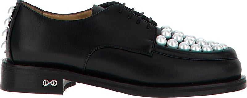 MACH & MACH Bicolor Calfskin Oxfords And Derbies