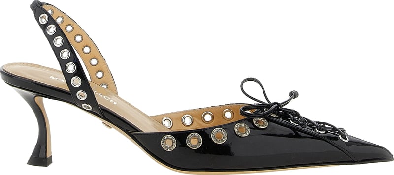 Mach & Mach Crystalized Corset Slingback