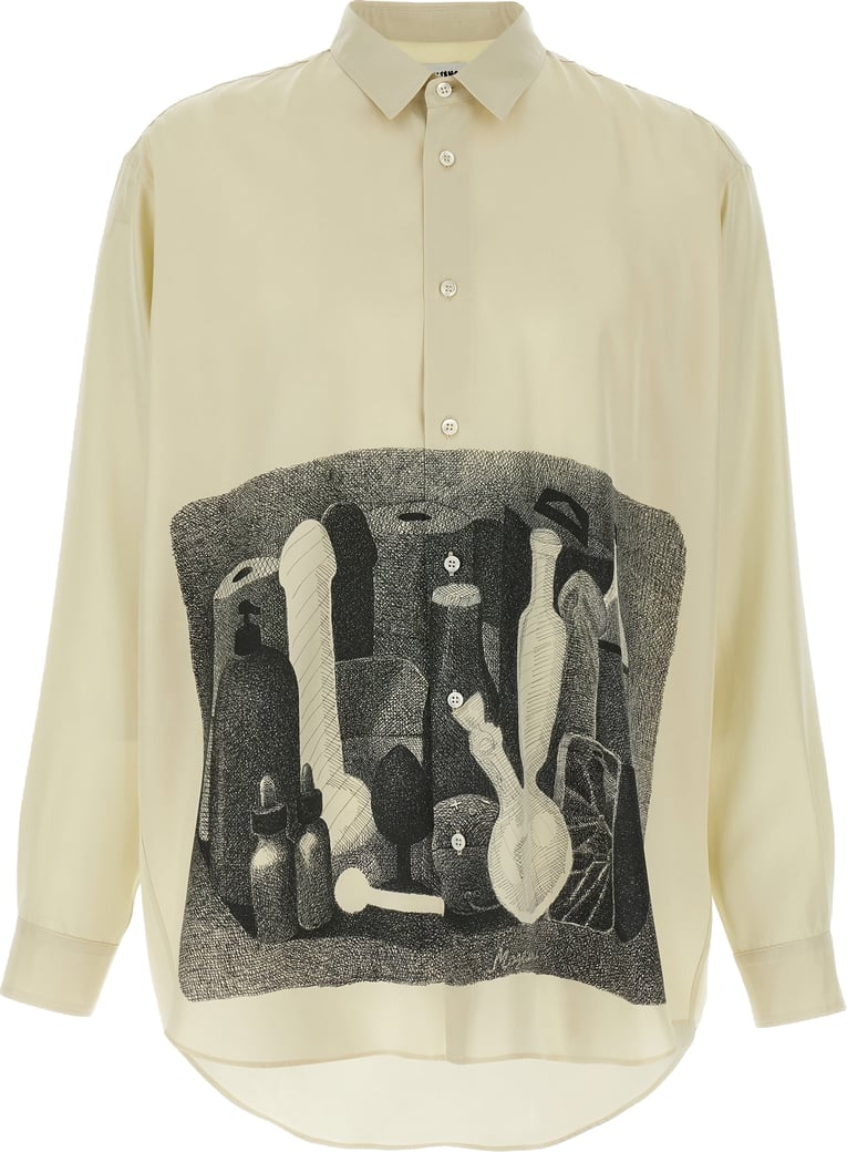 Magliano Beige Silk Blouse