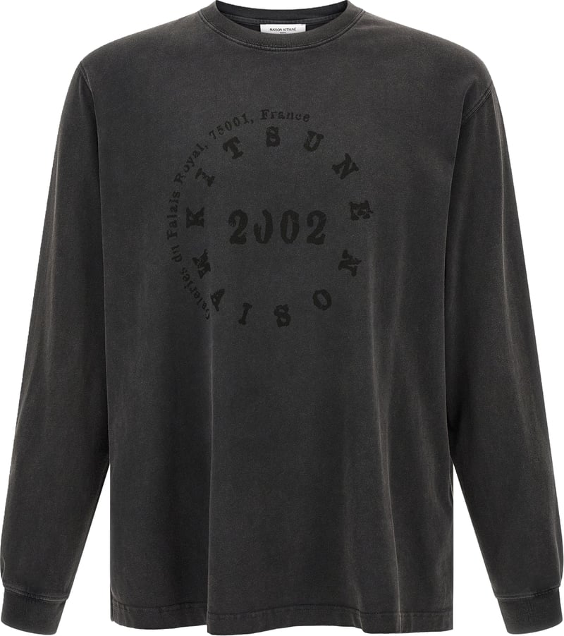 Maison Kitsuné Black Organic Cotton T-Shirt