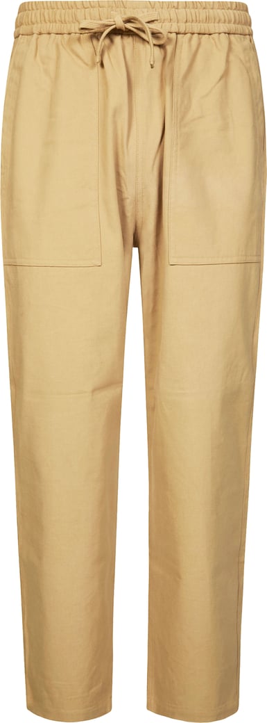 Work Elastic Waist Drawstring Trousers