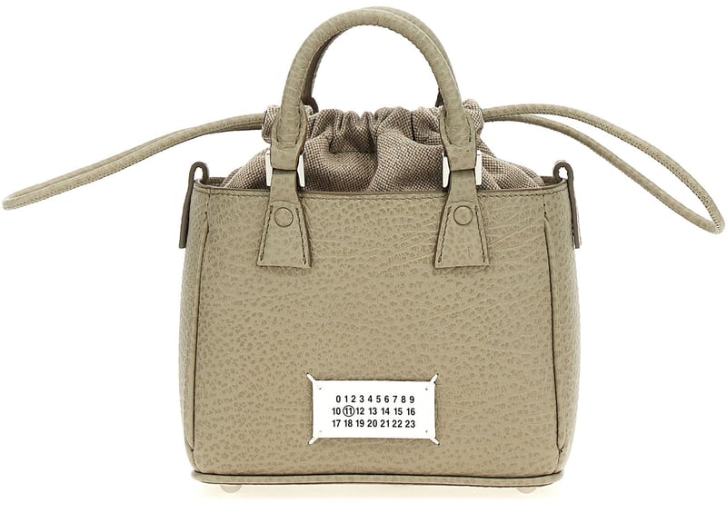Maison Margiela Gray Calfskin Handbag