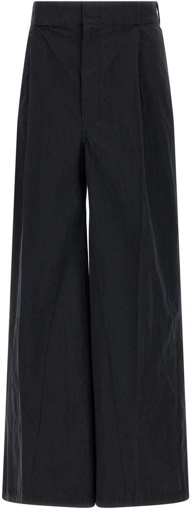Maison Margiela Black Cotton Casual Pants