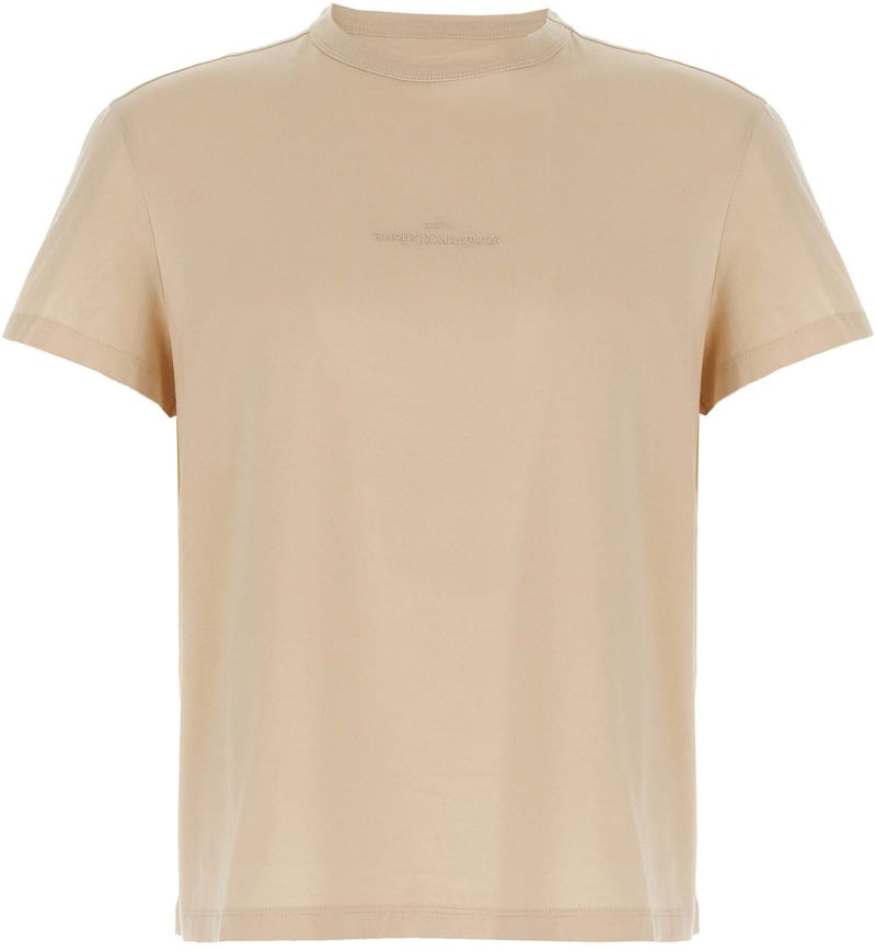 Maison Margiela Beige Cotton T-Shirt