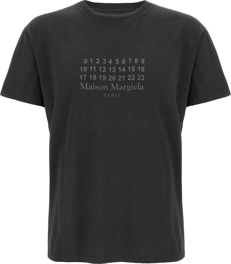Maison Margiela Black Cotton T-Shirt