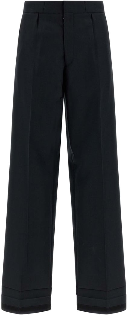 Maison Margiela Black Wool Dress Pants