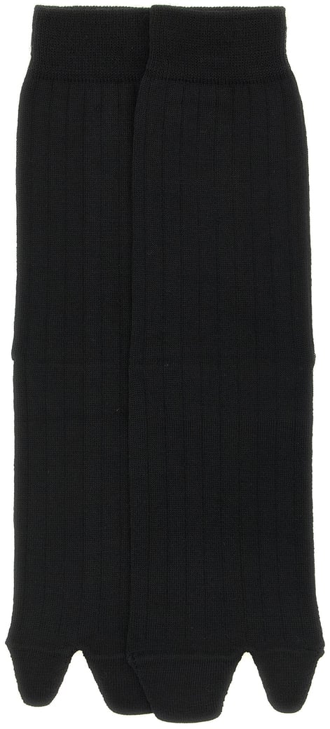 Maison Margiela Black Wool Socks