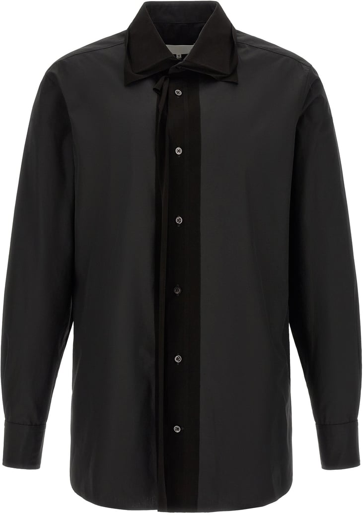 Maison Margiela Black Cotton Blouse