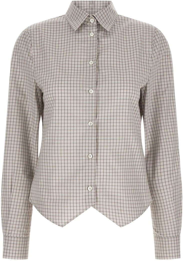 Maison Margiela Beige Cotton Blouse