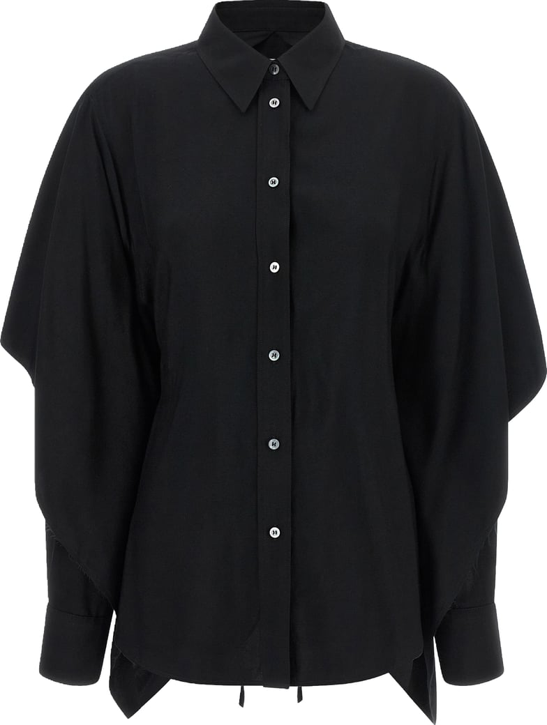 Maison Margiela Black Viscose Blouse