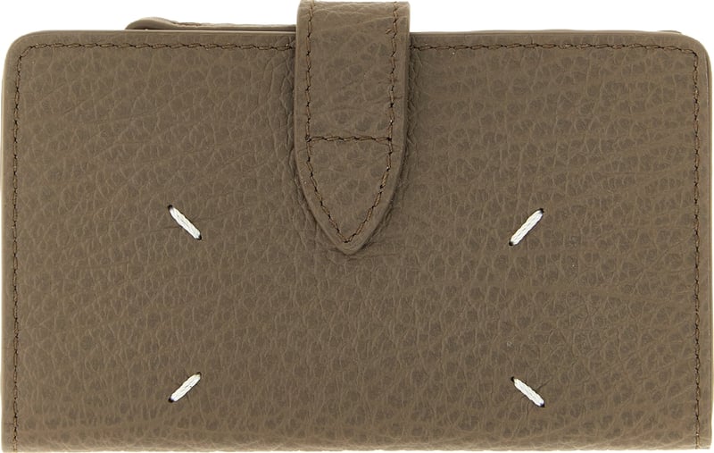 Maison Margiela Brown Calfskin Cardholder